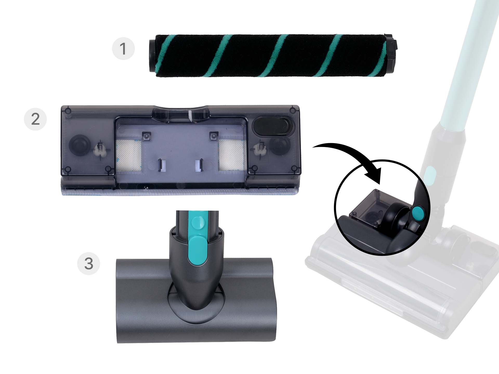 Primera Sada 3 Kefiek K CyklÓNovÉMu VysÁVaČU 2V1-image