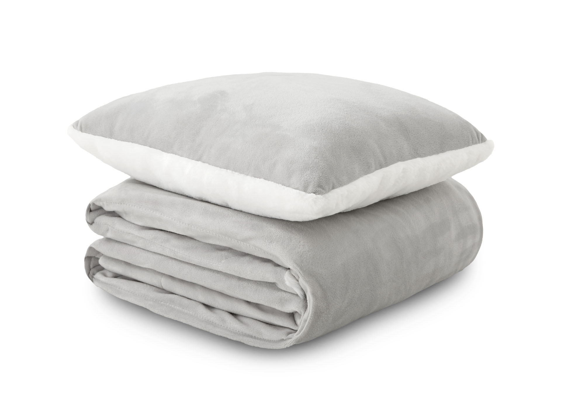 Dormeo hrejivý set Warm Hug sivý