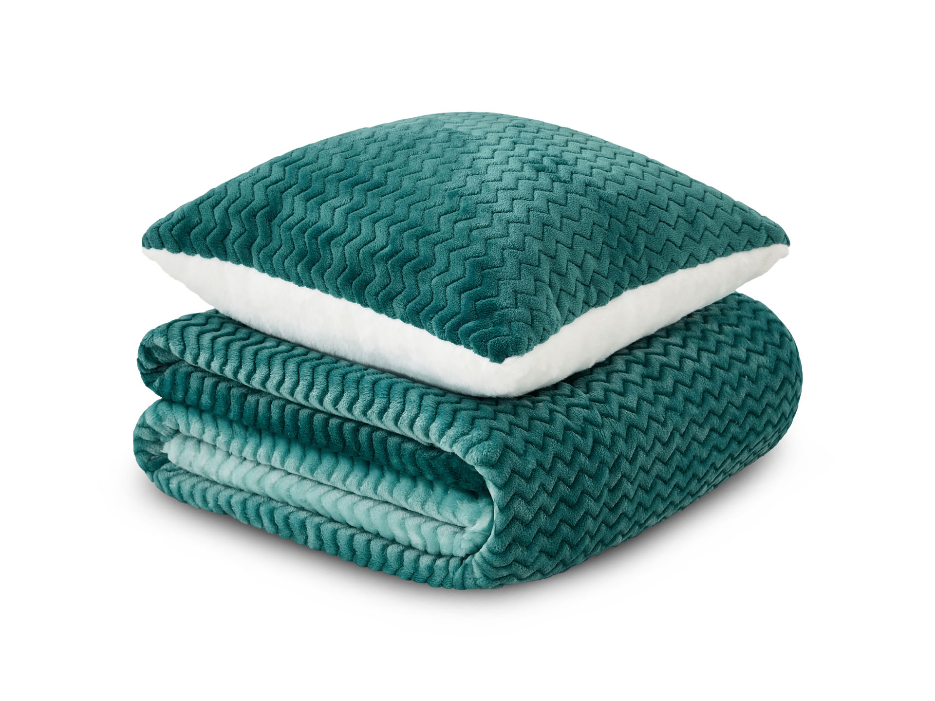 Dormeo hrejivý set Warm Hug ombre tyrkysový